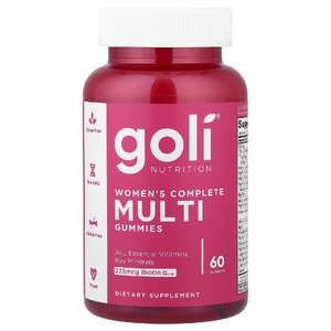 Goli Nutrition, Комплексные мультивитамины для женщин, 60 жевательных таблеток