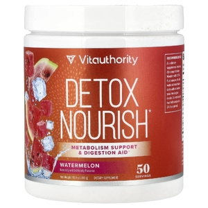 Vitauthority, Detox Nourish, добавка для поддержки пищеварения, арбуз, 310 г (10,9 унции)