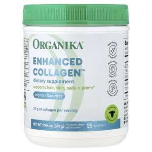 Organika, Enhanced Collagen™, коллаген без вкусовых добавок, 500 г (17,64 унции)