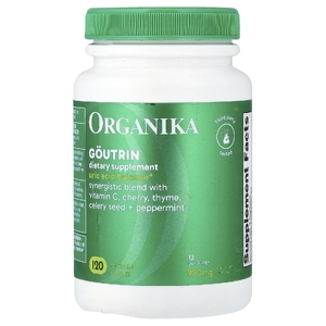 Organika, Goutrin® с порошком из плодов вишни, 120 вегетарианских капсул