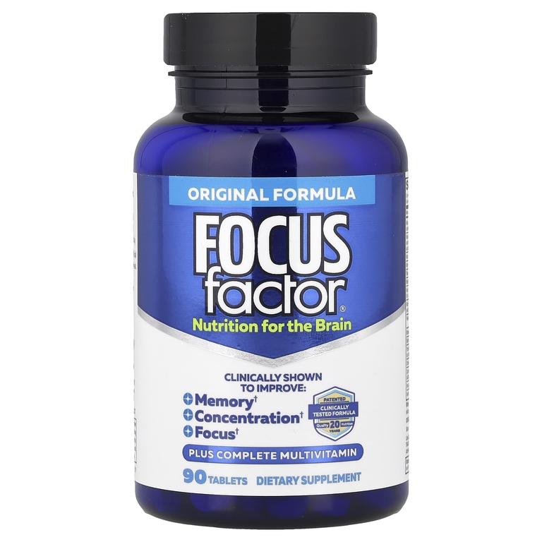 Focus Factor, Nutrition For The Brain, оригинальная формула, 90 таблеток
