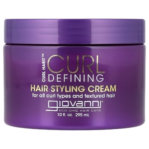 Giovanni, Curl Habit™, крем для укладки волос, для создания локонов, для всех типов локонов и текстурных волос, 295 мл (10 жидк. унций)