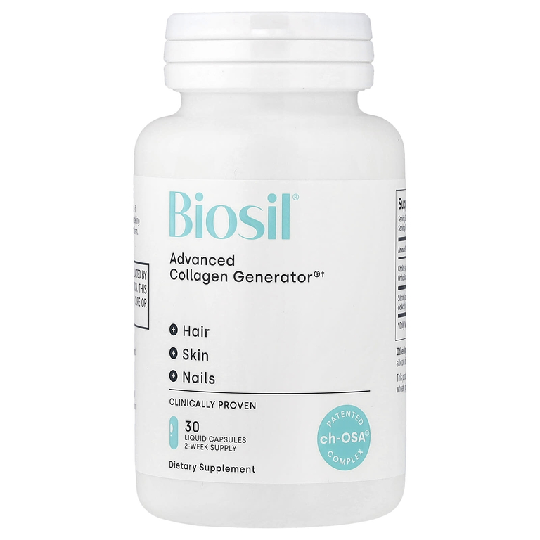 Biosil, Advanced Collagen Generator®, 30 капсул с жидкостью