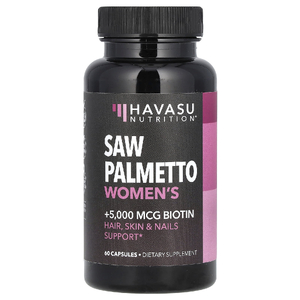 Havasu Nutrition, добавка из серенои с биотином для женщин, 60 капсул