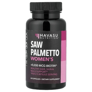 Havasu Nutrition, добавка из серенои с биотином для женщин, 60 капсул