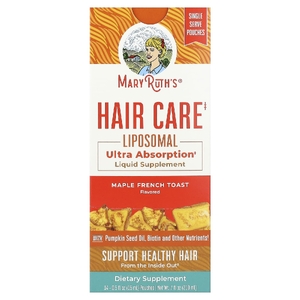 MaryRuth's, Liposomal для ухода за волосами, французские тосты из клена, 14 пакетиков по 15 мл (0,5 жидк. унц.)