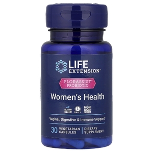 Life Extension, FLORASSIST®, пробиотик, женское здоровье, 30 вегетарианских капсул