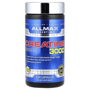 ALLMAX, креатин 3000, 120 растительных капсул (750 мг в 1 капсуле)