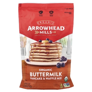 Arrowhead Mills, Органическая смесь для блинов и вафель, 1 фунт 6 унций (623 г)