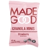 MadeGood, Гранола мини, с клубникой, 5 пакетиков по 24 г (0,85 унции)