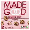 MadeGood, Гранола мини, с клубникой, 5 пакетиков по 24 г (0,85 унции)