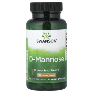 Swanson Vitamins, D-манноза, 700 мг, 60 веганских капсул
