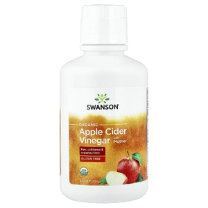 Swanson Vitamins, органический яблочный уксус с уксусной маткой, 473 мл (16 жидк. унций)