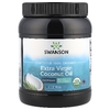 Swanson Vitamins, Сертифицированное 100% органическое кокосовое масло первого отжима, 1,53 кг (3 фунта 6 унций)
