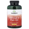 Swanson Vitamins, Рыбий жир с омега-3, лимон, 150 капсул