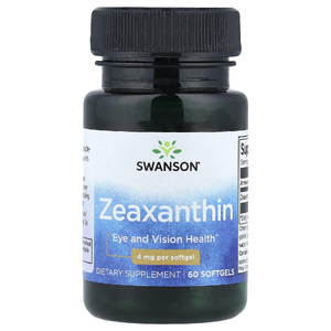 Swanson Vitamins, Зеаксантин, 4 мг, 60 мягких таблеток