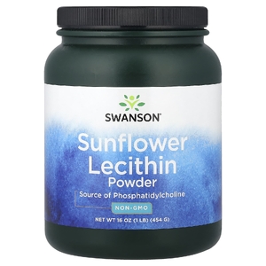 Swanson Vitamins, Порошок лецитина из подсолнечника, 454 г (1 фунт)