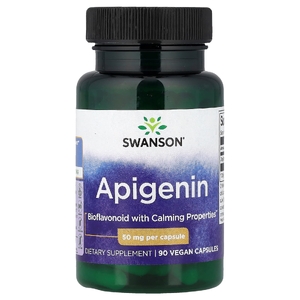 Swanson Vitamins, апигенин, 50 мг, 90 веганских капсул