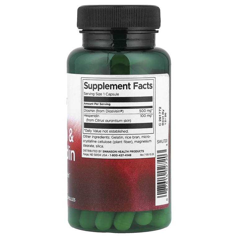 Swanson Vitamins, Диосмин и гесперидин, 60 капсул