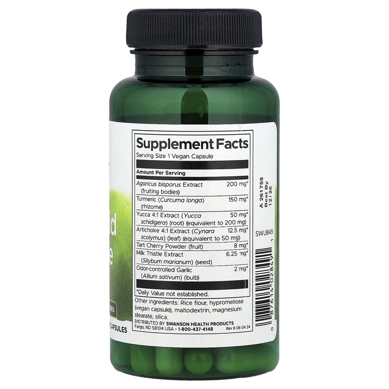 Swanson Vitamins, Очищение с мочевой кислотой, 60 веганских капсул