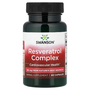 Swanson Vitamins, Ресвератрол комплекс, 60 капсул