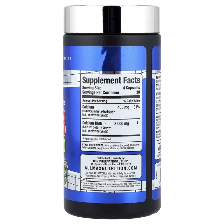 ALLMAX, Essentials, HMB 3000, 120 вегетарианских капсул