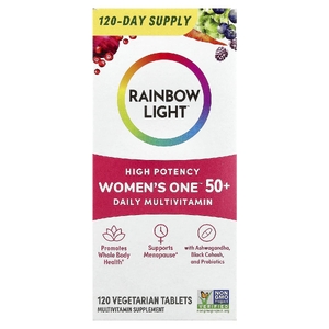 Rainbow Light, Women's One™, мультивитамины для ежедневного приема старше 50 лет, высокая эффективность, 120 вегетарианских таблеток