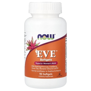 NOW Foods, EVE, превосходные мультивитамины для женщин, 90 мягких таблеток