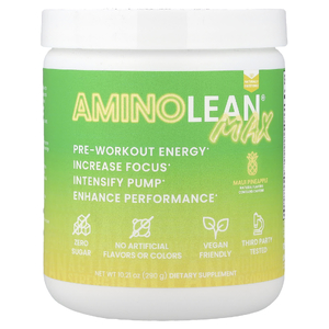 RSP Nutrition, AminoLean® Max, предтренировочный комплекс для выработки энергии, со вкусом ананаса Мауи, 290 г (10,21 унции)