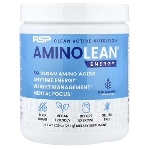 RSP Nutrition, AminoLean, голубая малина, 270 г (9,52 унции)