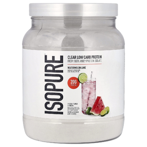 Isopure, чистый низкоуглеводный протеиновый порошок, арбуз и лайм, 400 г (14,1 унции)