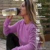  Isopure, прозрачный протеиновый порошок с низким содержанием углеводов, ананас и оранжевый банан, 900 г (1,98 фунта)