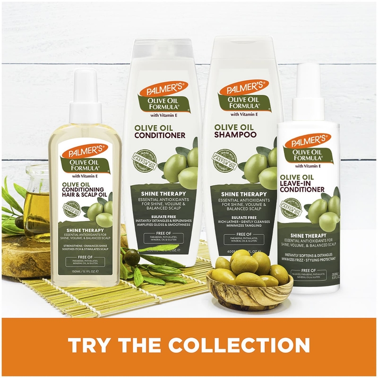 Palmer's, Формула оливкового масла с витамином E, несмываемый кондиционер для блеска, 250 мл (8,5 жидк. унц.)