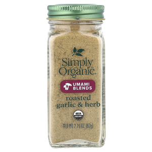Simply Organic, Смеси умами, жареный чеснок и травы, 62 г (2,19 унции)
