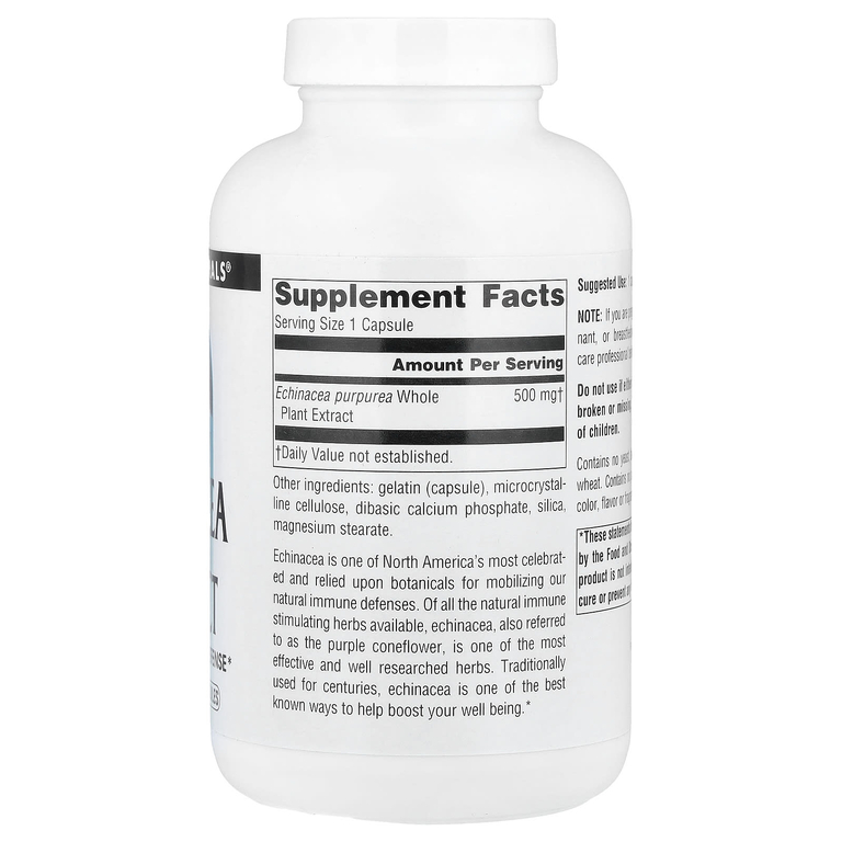 Source Naturals, Экстракт эхинацеи, 500 мг, 200 капсул