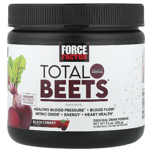 Force Factor, Total Beets®, оригинальный порошок для приготовления напитка, со вкусом черешни, 201 г (7,1 унции)