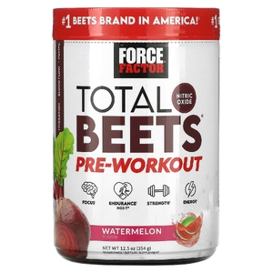 Force Factor, Total Beets, перед тренировкой, арбуз, 354 г (12,5 унции) (Товар снят с продажи) 