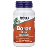 NOW Foods, Бор, 3 мг, 100 растительных капсул