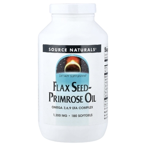 Source Naturals, масло семян льна и первоцвета, 180 капсул