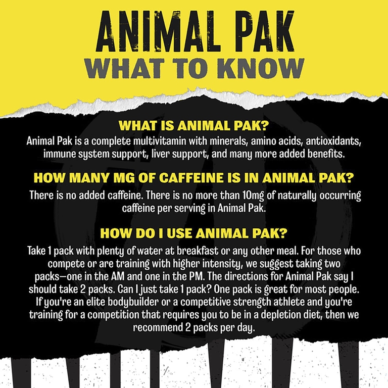 Animal, PAK®, Ultimate Foundation, мультивитаминный комплекс, 30 пакетиков