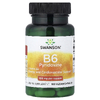 Swanson Vitamins, витамин B6 (пиридоксин), 100 мг, 100 веганских капсул