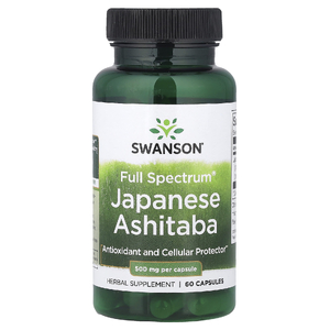 Swanson Vitamins, Full Spectrum®, японская ашитаба, 500 мг, 60 капсул
