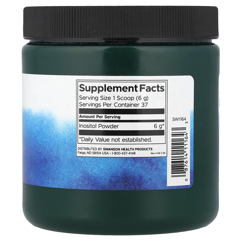 Swanson Vitamins, инозитол в порошке, 227 г (8 унций)