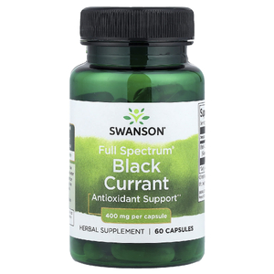Swanson Vitamins, Full Spectrum®, черная смородина, 400 мг, 60 капсул