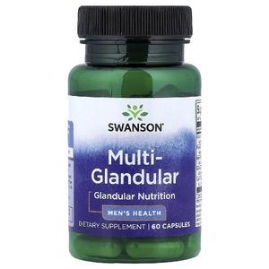 Swanson Vitamins, Multi-Glandular, средство для мужского здоровья, 60 капсул