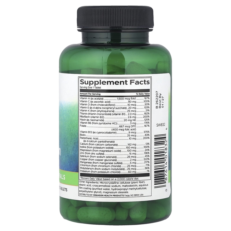 Swanson Vitamins, Just One Complete Multi, мультивитаминный комплекс, без железа, 130 таблеток (Товар снят с продажи) 