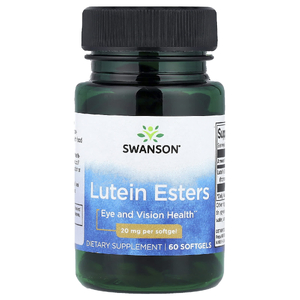 Swanson Vitamins, Эфиры лютеина, 20 мг, 60 мягких таблеток