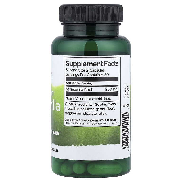 Swanson Vitamins, Full Spectrum®, корень сарсапарели, 450 мг, 60 капсул