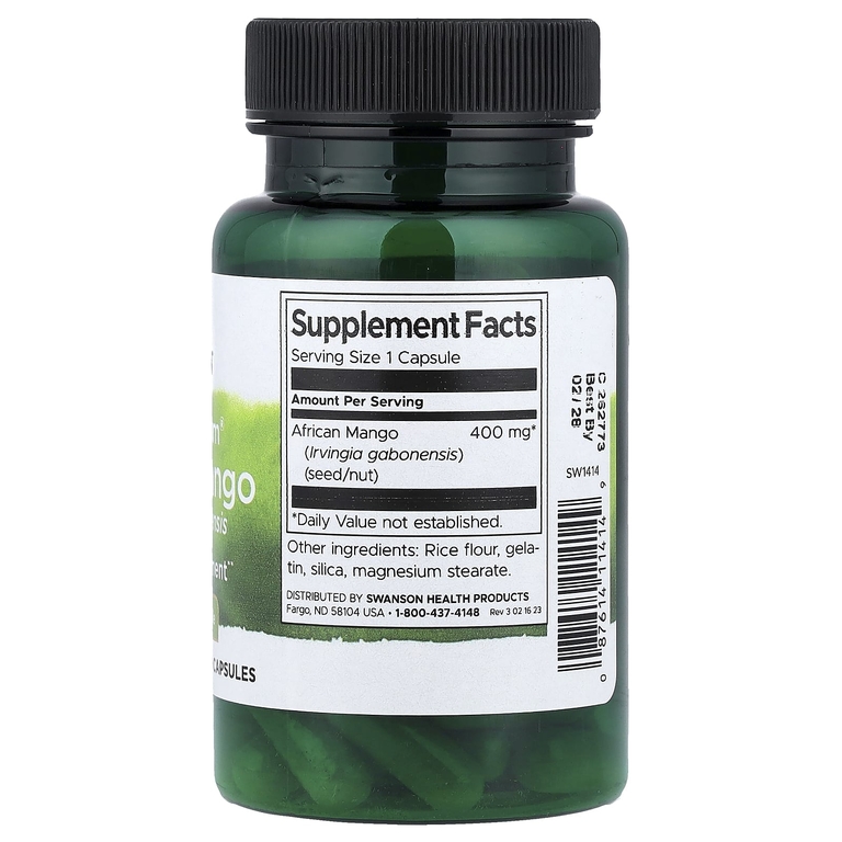 Swanson Vitamins, Full Spectrum®, африканское манго, 400 мг, 60 капсул