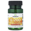 Swanson Vitamins, E-200, витамин E, 90 мг (200 МЕ), 60 капсул